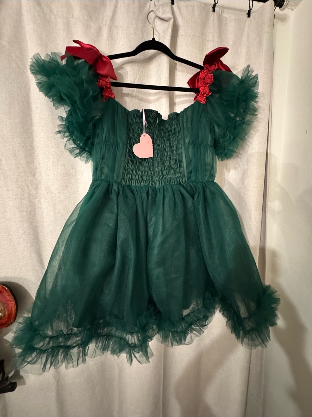 Dolls Kill Winter Rose Mini Dress - Picture 2 of 5